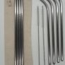 Reusable Stainless Steel Straws Dublin - Eight Stainless Steel Straws with Two Cleaning Brushes and Cotton Bag, Four Straight, Four Curved Image 6