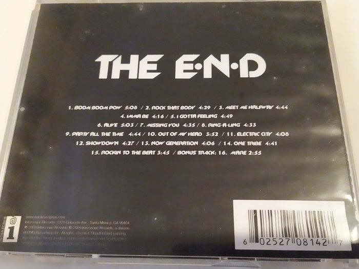The Black Eyed Peas - The End Cd