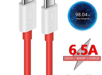 6.5A USB-C Type C Male to Type C Male Cable Data Charger Cable Wrap Charge