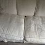 Large loose cover cream Couch Image 4