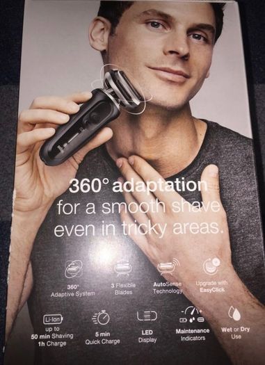 braun new series 7 smart sonic shaver with precision trimmer and smart dock station clean charge Wet and Dry Electric Shaver