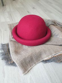 Wool bowler hat size s