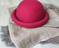 Wool bowler hat size s