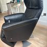 Rolf Benz Black Leather Swivel Recliner Image 7