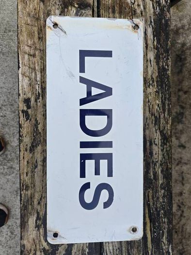 vintage ladies/gents signs