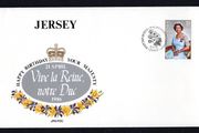 1986 Jersey The 60th Anniversary of the Birth of Queen Elizabeth II Commemorative Stamps First Day Cover (FDC)