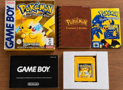 Pokemon Yellow  Special Pikachu Edition Game Boy
