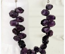 Retro Amethyst Crystal Necklace