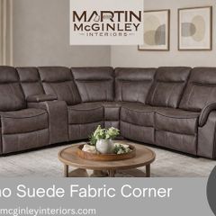New Bruno Fabric Recliners Available In Two Colours