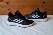 adidas courtsmash size 6 eu 39.5 black leather in excellent condition