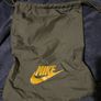 Nike Backpack drawstring gym sack bag gold logo Image 2