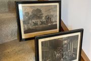 Charles and George Hunt after James Pollard aquatint hand coloured prints (framed by H.J. Spiller, Beak Street, London)