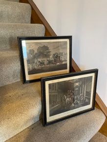 Charles and George Hunt after James Pollard aquatint hand coloured prints (framed by H.J. Spiller, Beak Street, London)