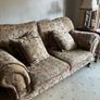 2 Finline Sofas and footstool. Image 8