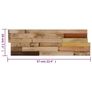 Wall Cladding Panels 10 pcs Recycled Teak Wood Image 2