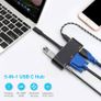 Usb-c To Hdmi/vga/audio/usb 3.0 With Pd Charger Adapter Image 2