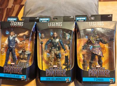 Marvel legends Ulysses klaue T'Chaka Erik killmonger BAF M'Baku