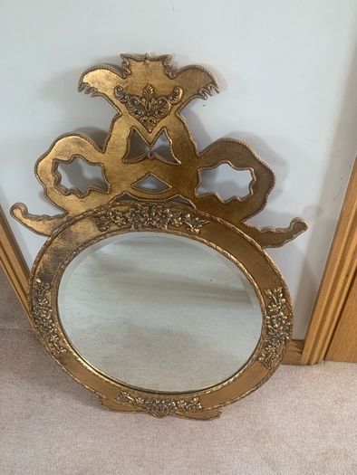 gold guilded mirror