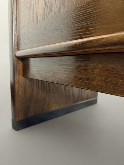 FLASH SALE ! Was 1300 Now 1050 ! Skovby Dark Oak Low Sideboard, 1960s Danish Minimalist