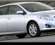 Toyota Corolla wing fender are a bit damaged in front but but repair not hard