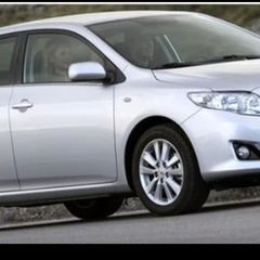 Toyota Corolla bumper  silver color 2007-2013
