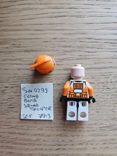 lego sw0299 clone bomb squad trooper, set 7913