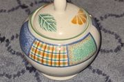Vintage Fruit Juice Staffordshire  Sugar Bowl