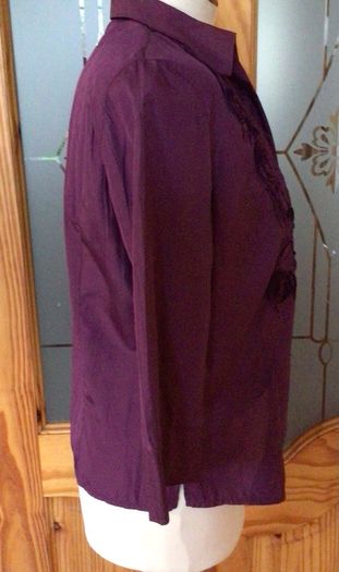 Gerry Weber Ladies Purple 3/4 sleeve Blouse size 10  includes postage