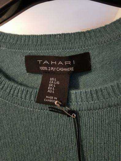 BNWT - Tahari 100% Cashmere Jumper UK 10