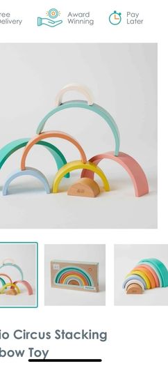 Studio Circus Stacking Rainbow Toy