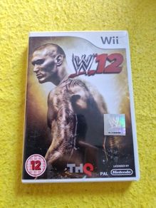 W12 Wrestling Nintendo Wii Games Original