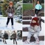 Girls Fleece Lined Leggings Image 7