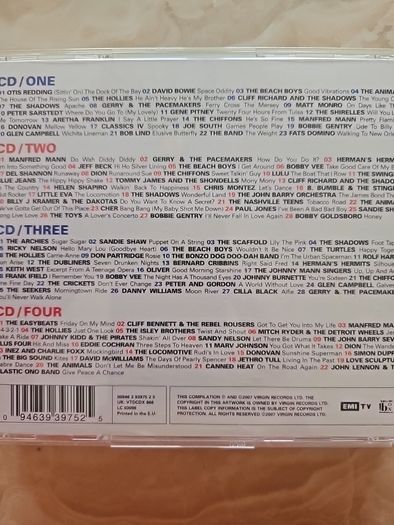 101 Sixties Hits 4CD Boxset