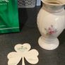 Rare vintage Donegal Parian Fine Bone China Rose Vase Image 2
