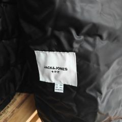 Jack  Jones Plus Size Mens Puffer Jacket Black Brand New With Tags