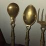 Mid Century French brass kitchen utensils Image 2