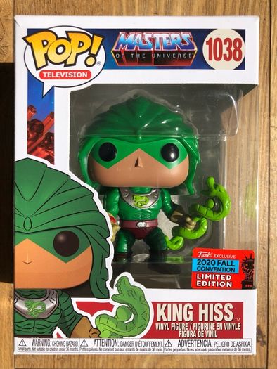 Funko MOTU: King Hiss (2020 Fall Convention Exclusive) #1038