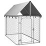 Outdoor Dog Kennel with Roof 200x100x150 cm Image 3