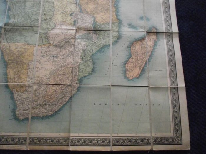 Philips New Map of Africa - London and Liverpool - George Philip & Son-Ca.1890