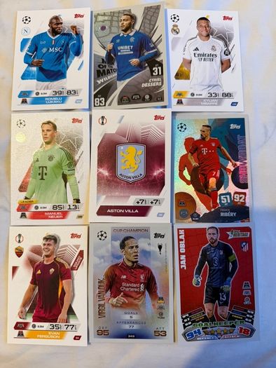 Huge Topps Match Attax and Premier League Lot 34 Cards
