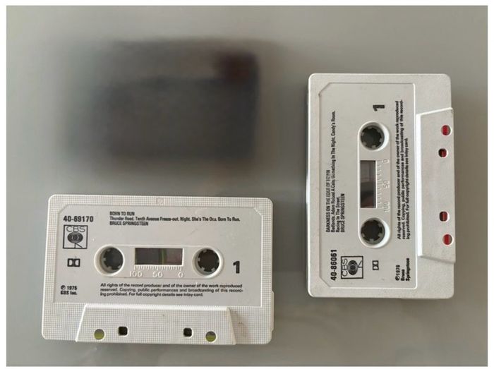 Two Bruce Springsteen albums on cassette - just a fiver each. Tapes are excellent and play great. Covers good but there is writing on spine - hence bargain price. Price is for both.