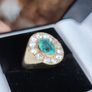 vintage 18k gold ring Image 2