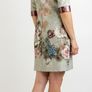 Irish Designer Fee G - Faux Leather Collar Floral Dress - Mint - UK 8 - BNWT RRP 229 Image 6