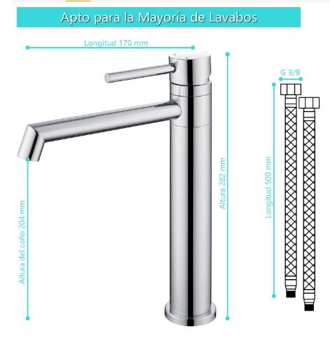 Chrome High Rise Bathroom Sink Faucet, 360 Swivel Bathroom Faucet for Raised Sinks