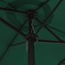 Outdoor Parasol with Aluminium Pole 460x270 cm Green Image 4