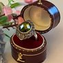 Sterling Silver Victorian Style Marcasite Cocktail Ring. Size N/O. Image 2