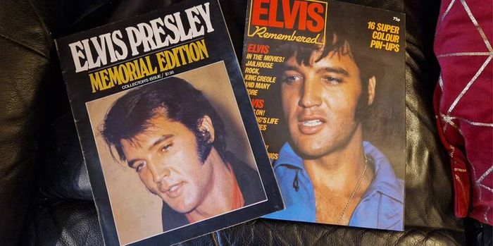 Two Rare Vintage Elvis Presley Magazines Elvis Remembered  & Memorial Edition !