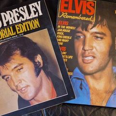 Two Rare Vintage Elvis Presley Magazines Elvis Remembered  & Memorial Edition !