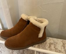 Lamo Leather/ Sheepskin Ankle Boots