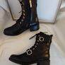 Leather Biker Boots - Spanish brand Regarde Le Ciel - UK 5.5 to 6 - BNWT RRP 145 Image 2